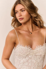 Jetta Sequin Lace Mini Dress