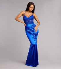 Araminta Satin Corset Formal Dress
