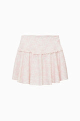Vanina Bow Print Mini Active Skort