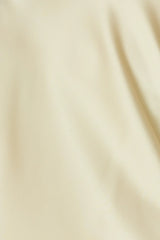 Yours To Love Satin Halter Mini Dress Yellow