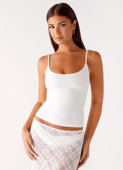 Blondie Tank Top - White
