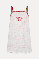 Coppola Cotton Babydoll Dress - Tiny Berry