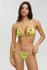 Divine Skimpy String Bikini Bottom - Lily Pad