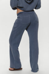 Emma Thermal Pant - Shadow Blue