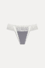 Lea Cheeky Cotton Bikini Bottom - Midnight Wishes