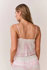 Rietta Cotton Lace-Trimmed Mini Dress