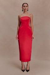 Ophelia Satin Maxi Dress