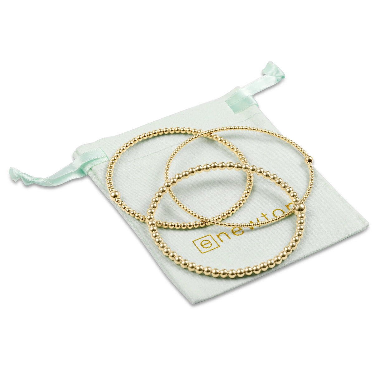 Classic Beaded Bangle Stack