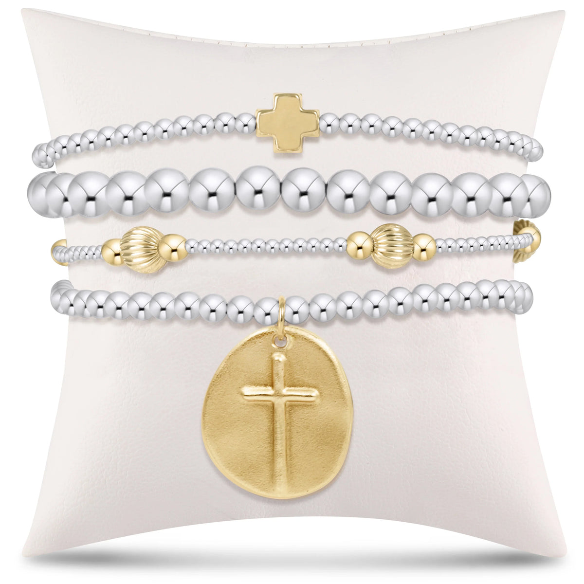 e's luxe go-to gift stack - mixed metal