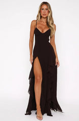 Summer Solstice Maxi Dress Chocolate