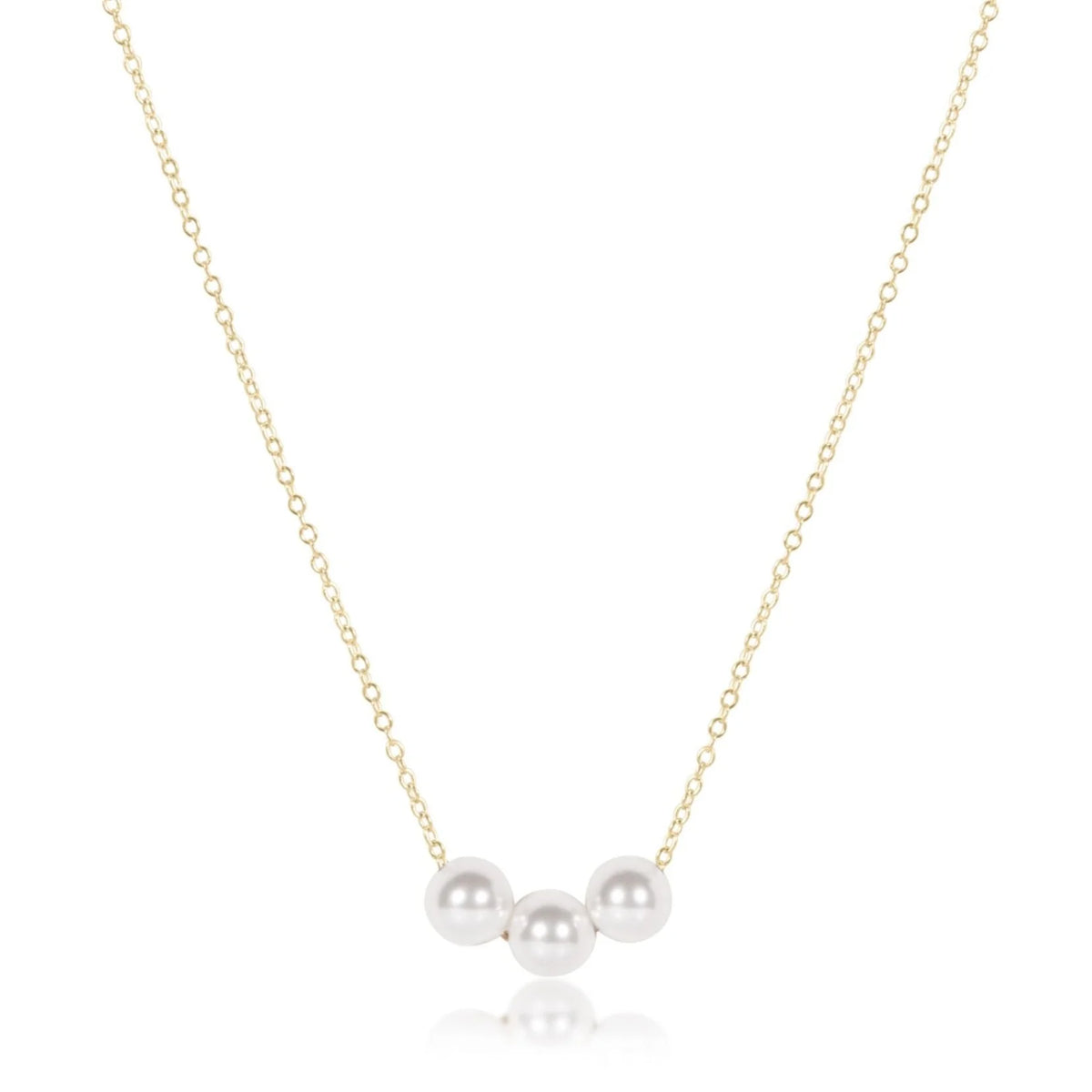 16" Necklace Gold - Joy Pearl