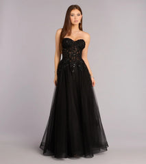 Kennedy Tulle A-Line Ball Gown
