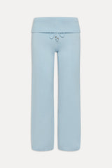 Dawson Knit Fold Over Pants - Daydream