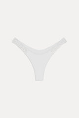 x JENNIE Encore Micro Bikini Bottom - Optic White