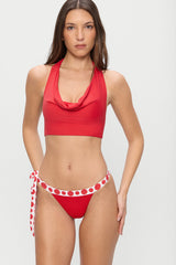 Coco Skimpy Bikini Bottom - Red Dottie
