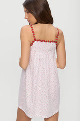 Coppola Cotton Babydoll Dress - Tiny Berry