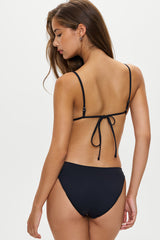 Lumia Triangle Bikini Top - Black
