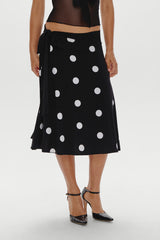 May Midi Skirt - Paris At Midnight