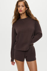 Noah Thermal Mini Shorts - Walnut