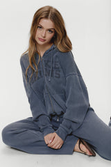 Weekend Thermal Hoodie - Shadow Blue