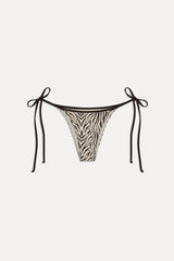 Mackenzie Skimpy String Bikini Bottom - Zebra