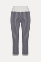 Nikki Gingham Capri Pants - Midnight Wishes