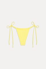 Tia Skimpy String Bikini Bottom - Yellow Iris