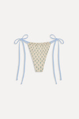 Tia Skimpy String Bikini Bottom - Spring Dreaming