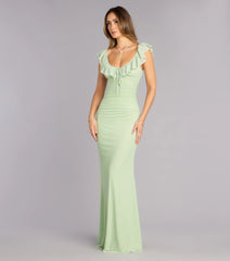 Emberly Mesh Mermaid Formal Dress
