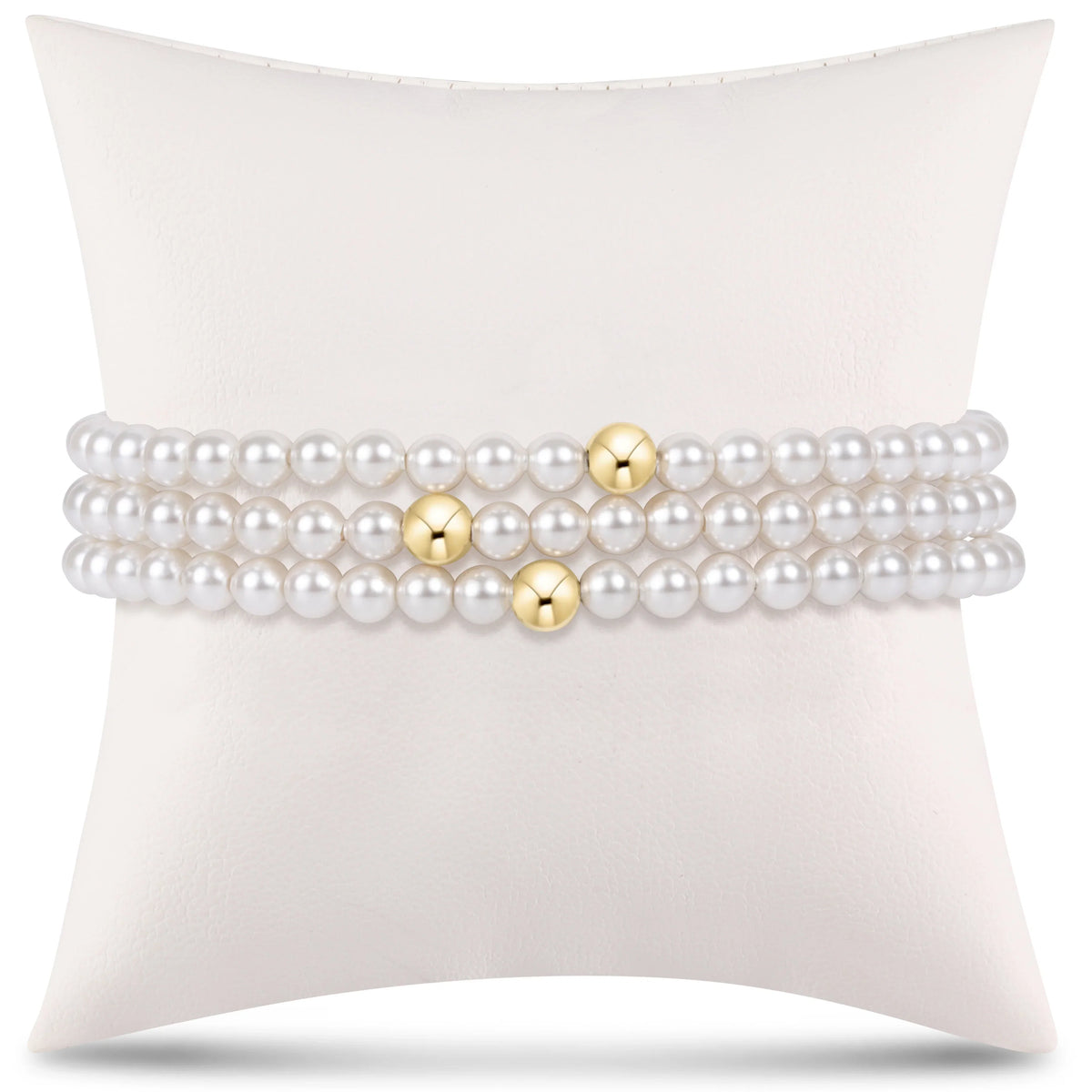 classic pearl stack - 4mm