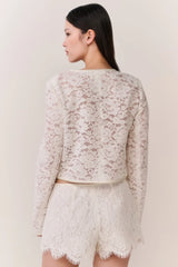Lavendine Lace Mini Shorts