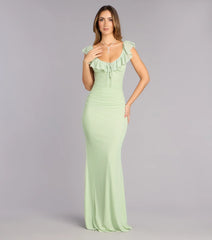 Emberly Mesh Mermaid Formal Dress