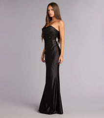 Mackenzie Satin Corset Mermaid Formal Dress