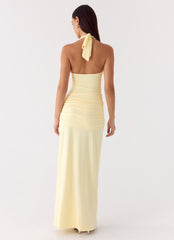 Maribelle Maxi Dress Lemon